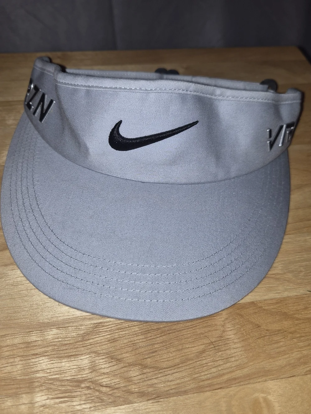 Nike Men’s Gray Visor with Black Swoosh